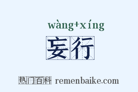 妄行是什么意思的图片
